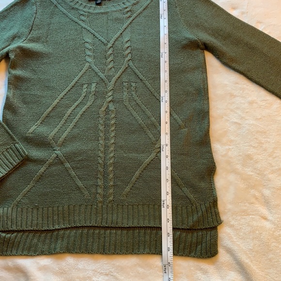 Absolutely knit forest green sweater women’s XS - Picture 4 of 11